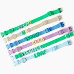 Personalized Waterproof Collar with Charms
